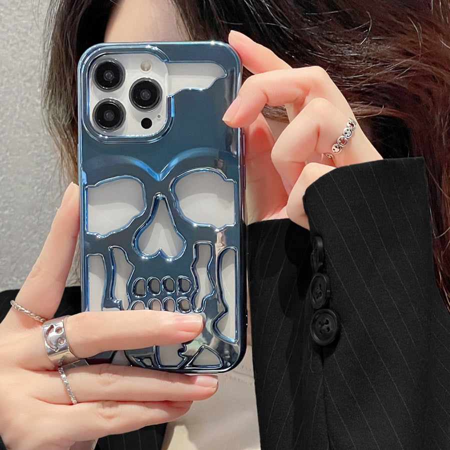 Gothic Midnight Skull Phone Case - Image 6