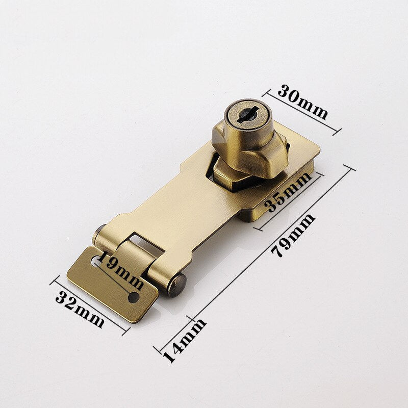 Cabinet Secure Stainless Steel Heavy Duty Drawer Lock - Image 10