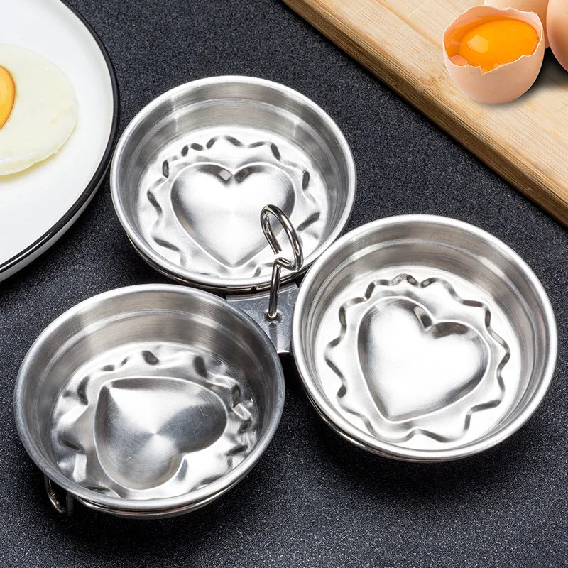 Non-stick Easy to Use Heart Shape Egg Maker Cookier - Image 2