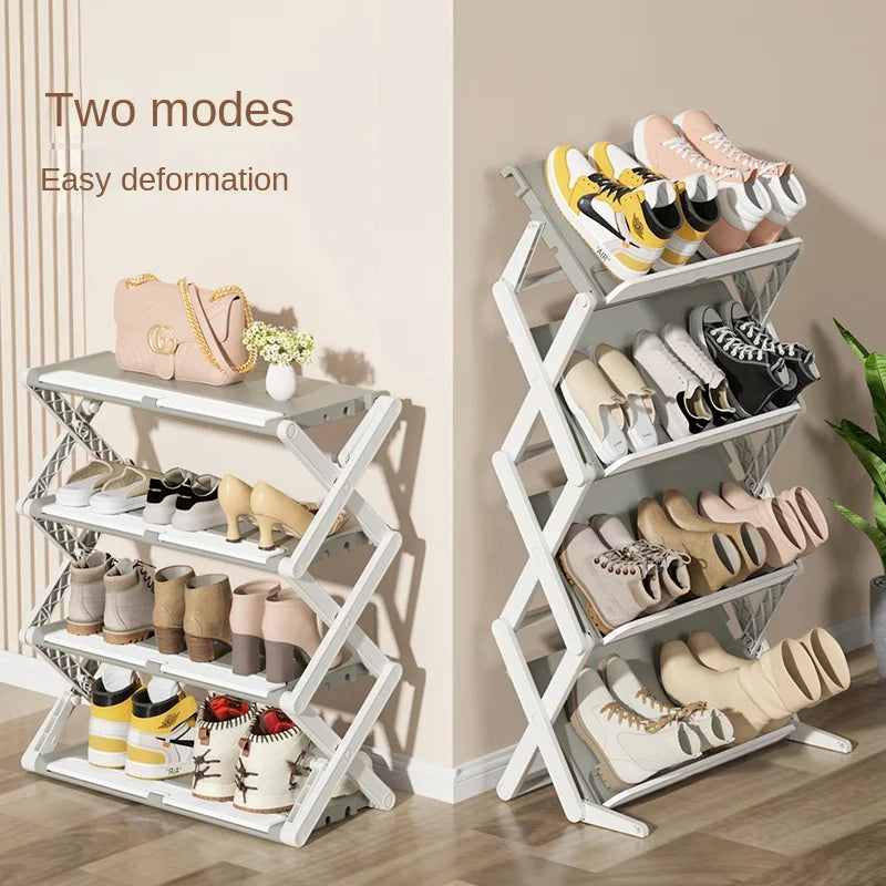 Shoe Organizer Vertical Space-Saving Rack - Image 2