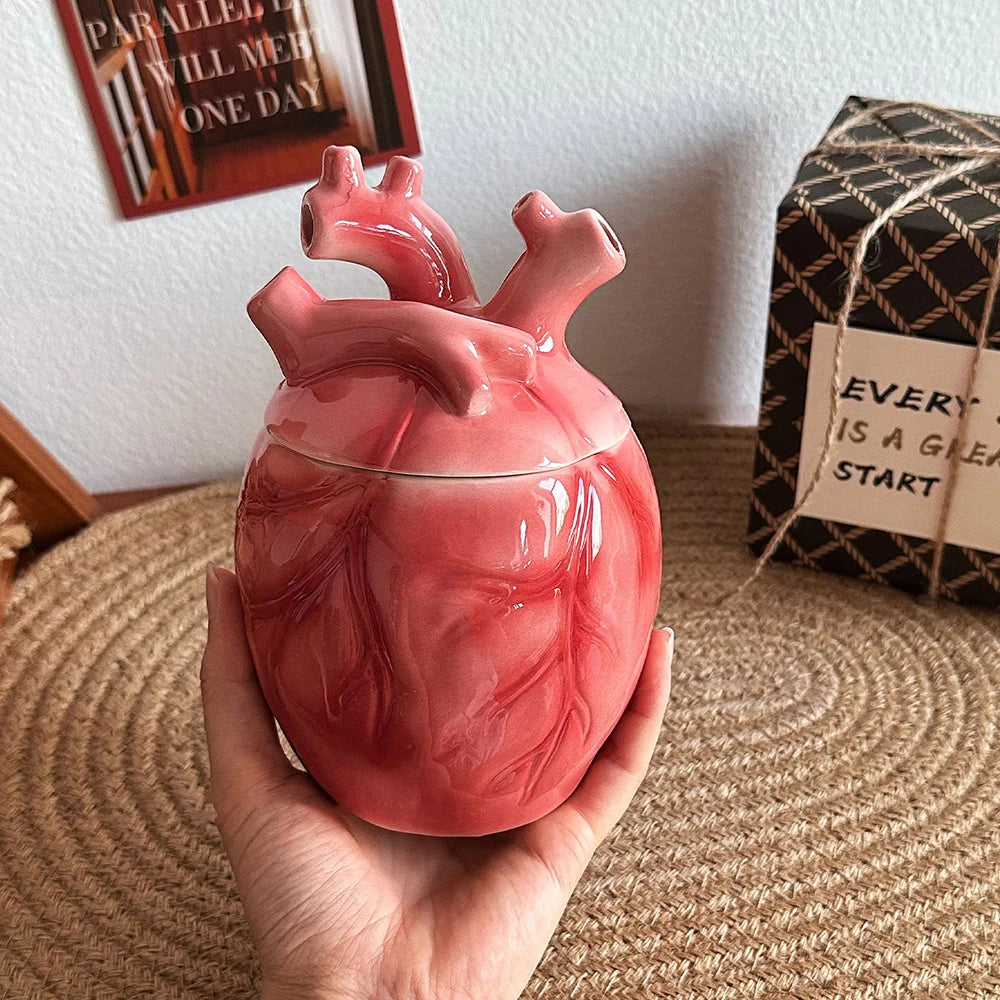Skip a Beat Anatomical Heart Coffee Mug