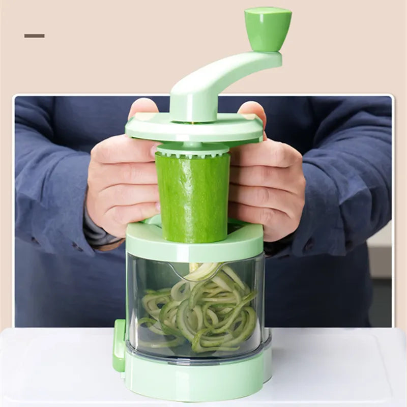 Multifunctional Green Gourmet Kitchen All-in-One Slicer