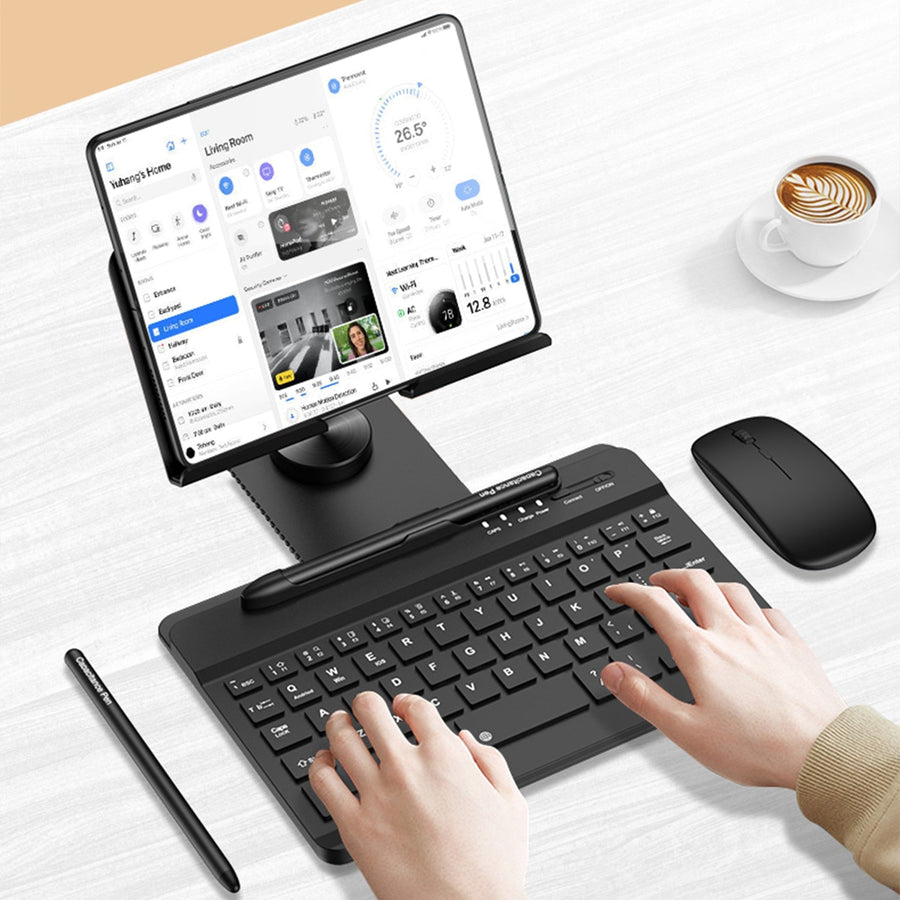 Magnetic Foldable Wireless Pro Keyboard Tablet Holder - Image 5