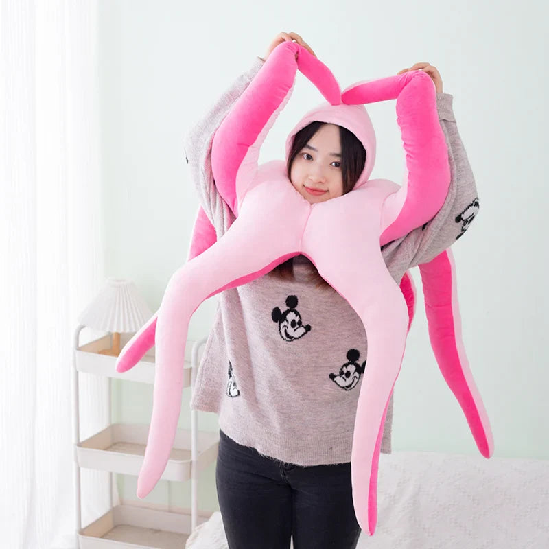Giant Octopus Soft Tentacle Wearable Plush Toy - Image 4