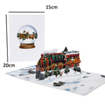 3D Pop-Up Cheerful Christmas Gift Cards