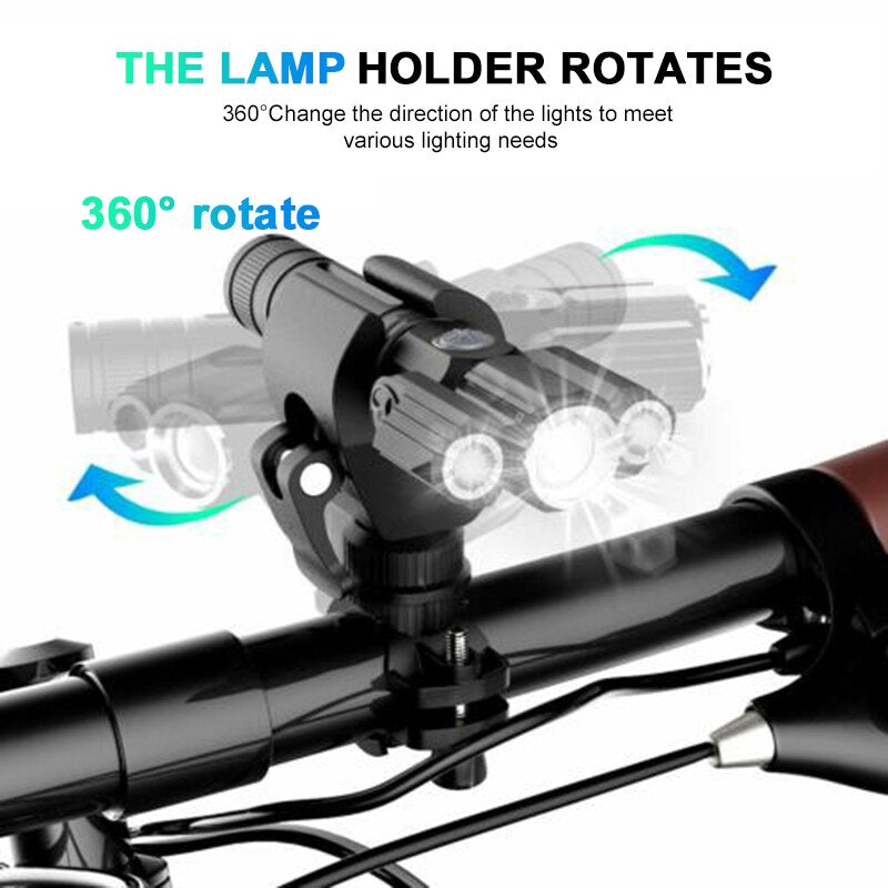Three Head Rechargeable Rotatable Flashlight - Image 6