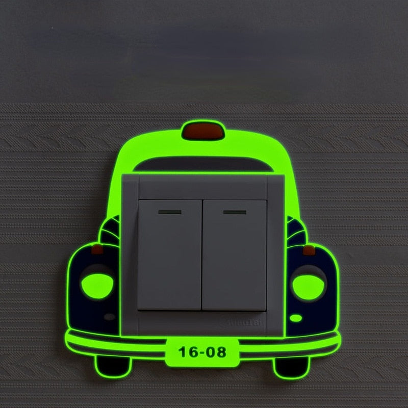 3D Luminous Cartoon Animals Switch Cover - Image 2