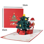 3D Pop-Up Cheerful Christmas Gift Cards