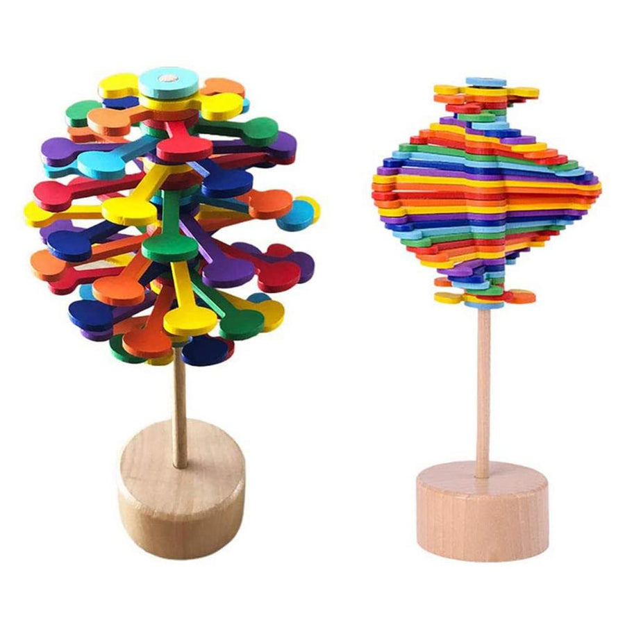 Rainbow Spiral Spin Anti-Stress Toy - Image 11