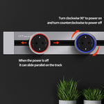 Multiple Power Electric Extension Socket Track