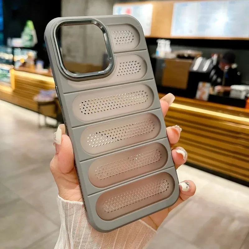 Heat Dissipation Protective Breathable Mesh Phone Case - Image 1