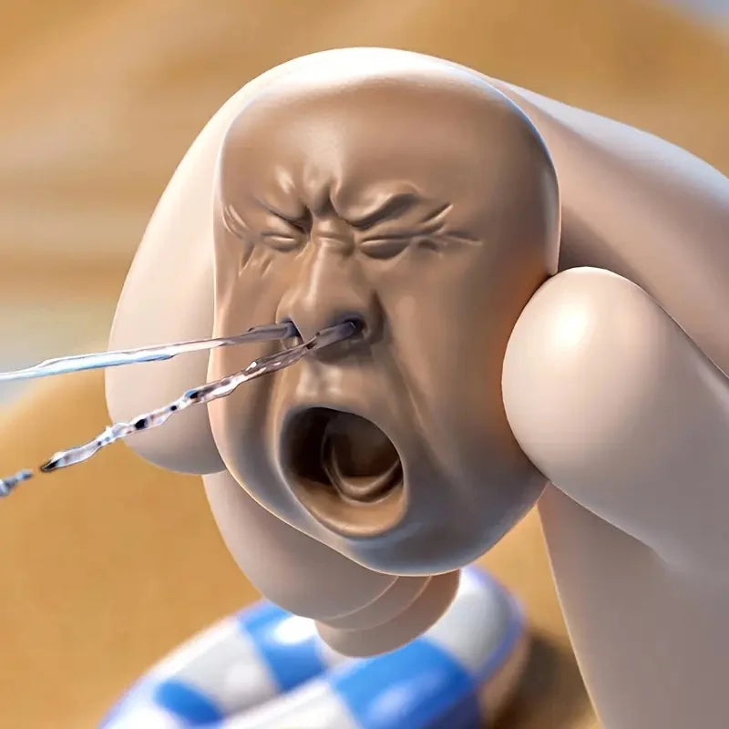 Mini Yawning Face Water Splash Toy - Image 3