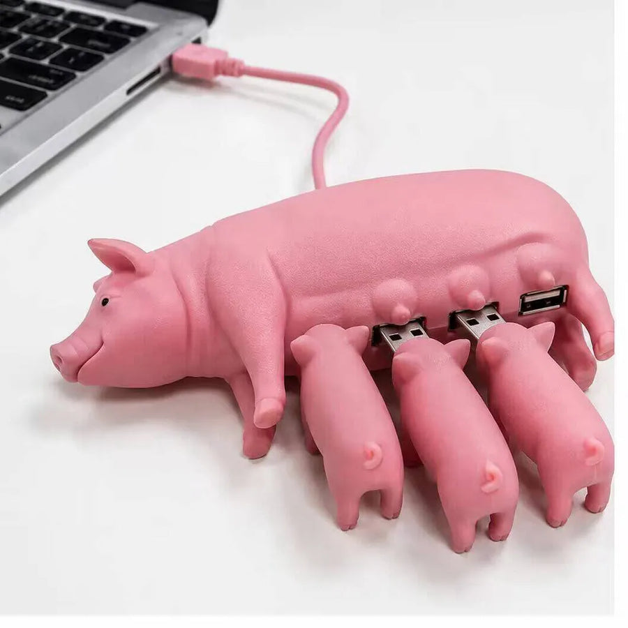 Piggy Family USB Flash Drive Set