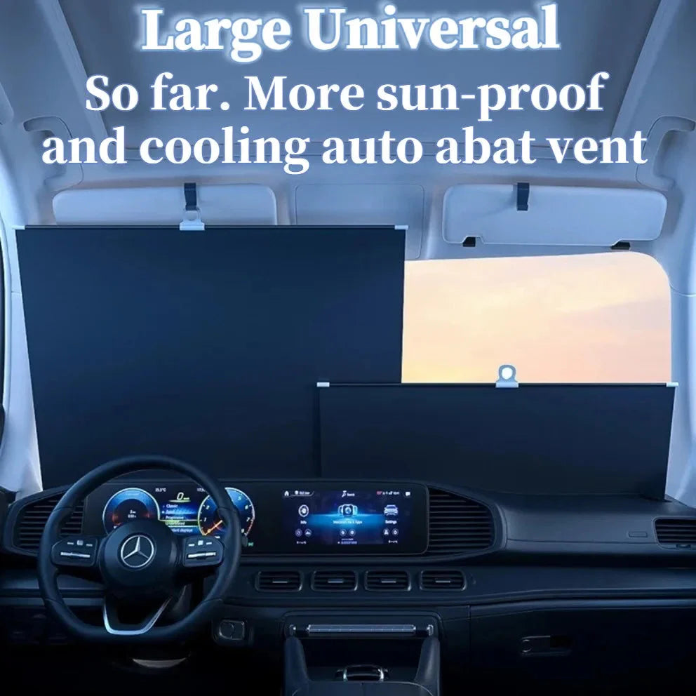 Retractable Anti-UV Light Car Windshield Sunshade - Image 5