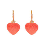 Cherry Lover Zircon Korean Style Earrings