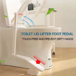 Touchless Toilet Lid Lifter Pedal