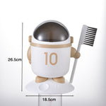 Mini Astronaut Shape Cute Office Trash Can