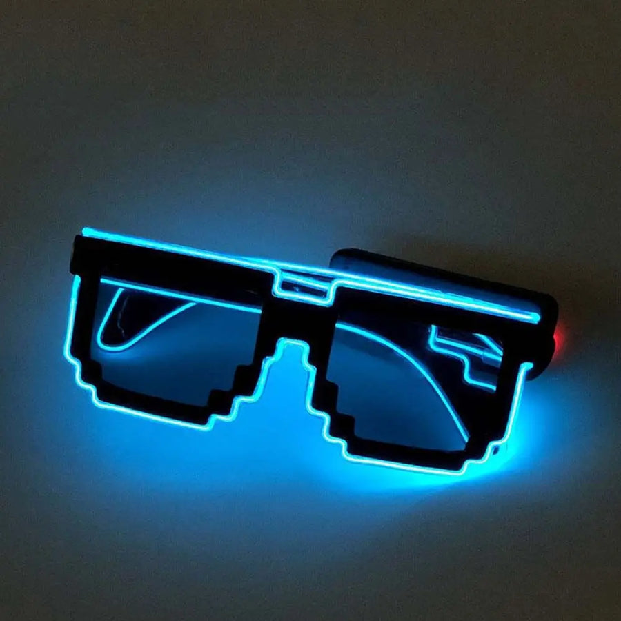 Flashing Luminous 8-Bit Stylish Party Glasses - Image 8