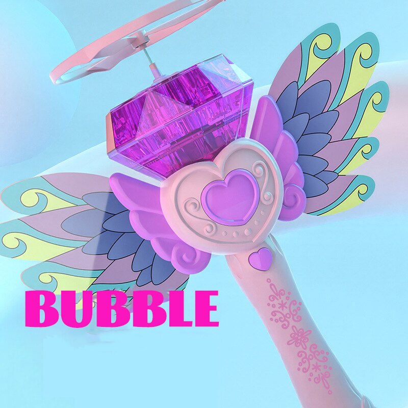 Flying Magic Heart Bubble Maker Toy - Image 3