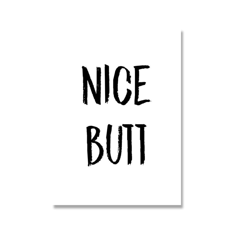 Nice Butt Bathroom Wall Poster - Image 3