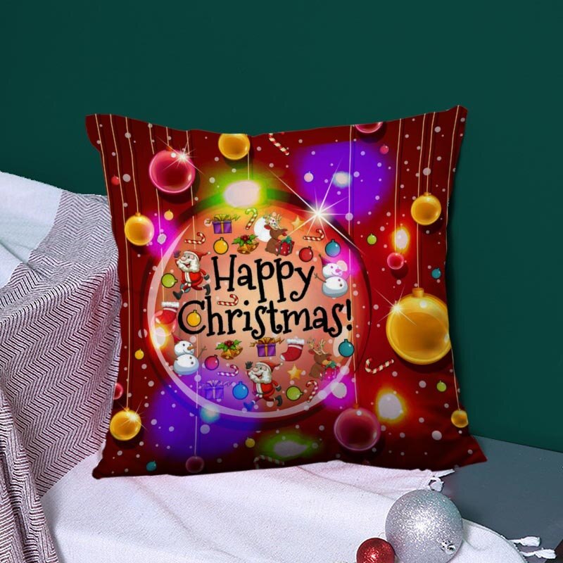 Christmas Series LED Pillow Case - Image 7