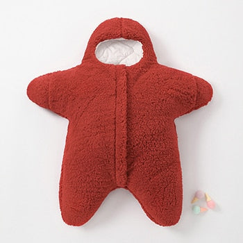 Cute Baby Starfish Winter Onesie