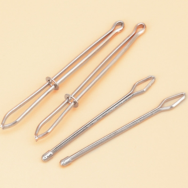2Pcs Elastic Rope Threader Tweezer Tool - Image 3