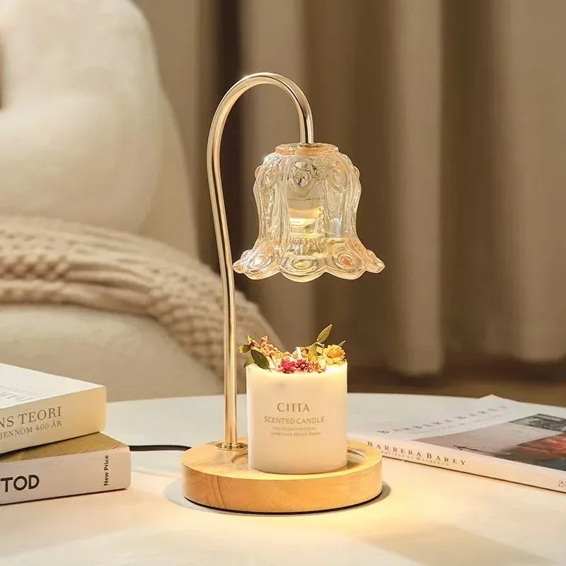 Flower-Shaped Warm Audience Candle Warmer Lamp - Image 7