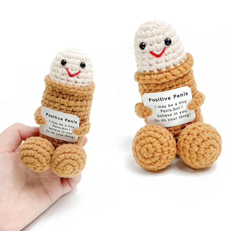 Emotional Support Adult Humor Crochet Doll - Image 7