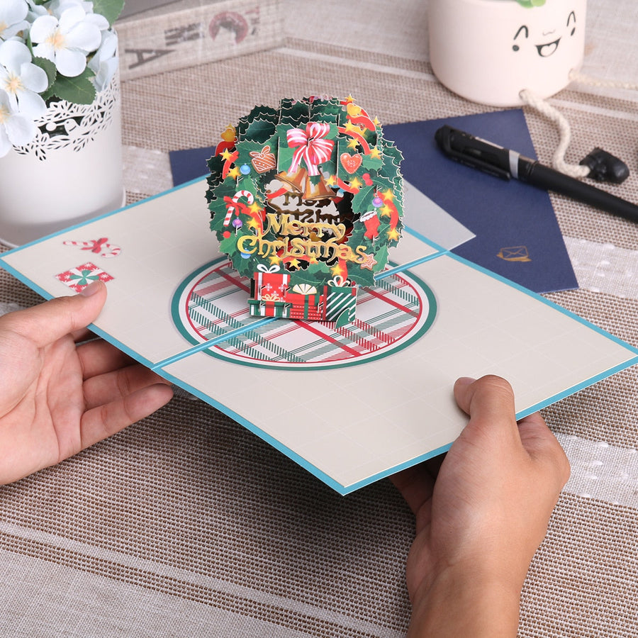 3D Pop-Up Cheerful Christmas Gift Cards - Image 2
