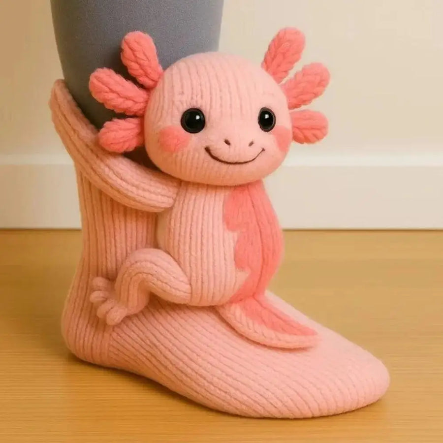 Animal Crew Plush Cozy Socks - Image 12