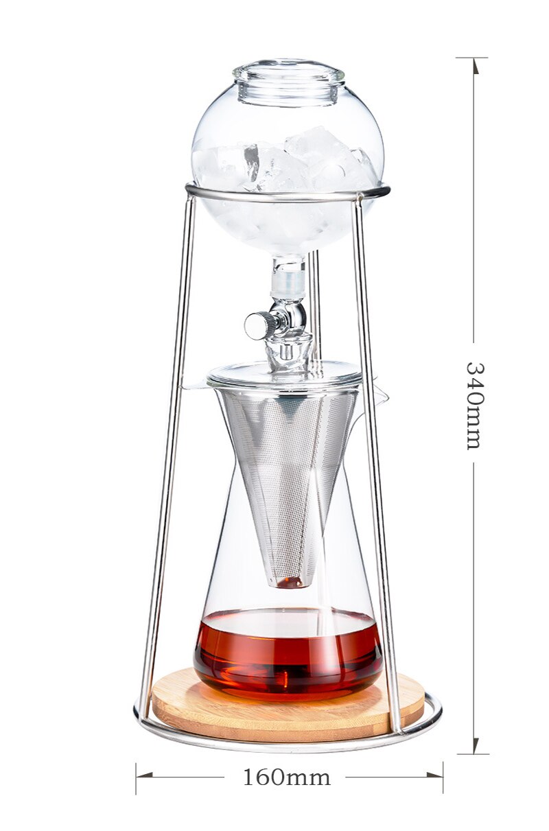 Vintage Art Brew Glass Reusable Drip Coffee Pot - Image 6