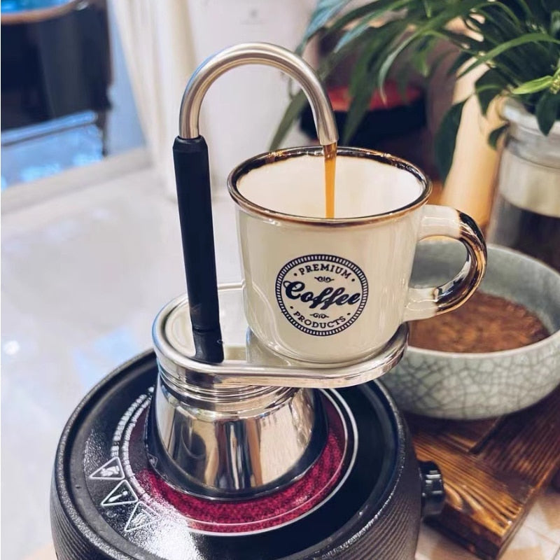 Creative Italian Style Coffee Pot - Image 0