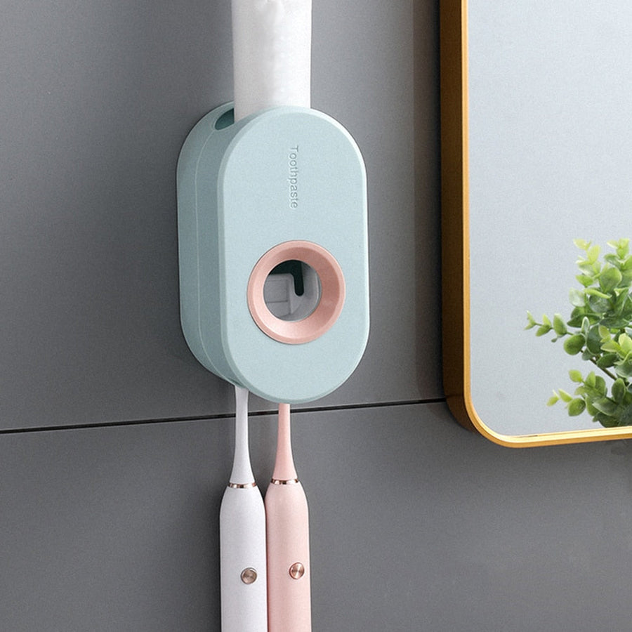 Elegant Wall-Mounted Toothpaste Holder Dispenser - Image 6