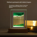 Sand Art LED Quicksand Artistic Table Lamp