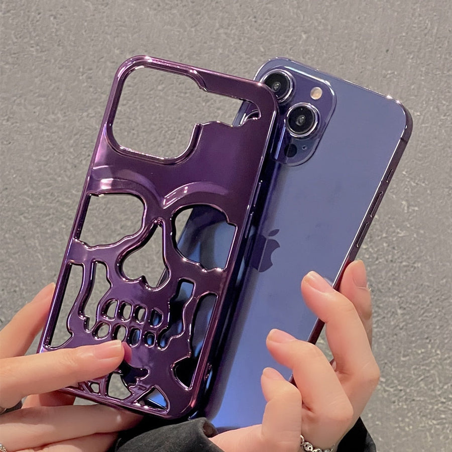 Gothic Midnight Skull Phone Case - Image 5