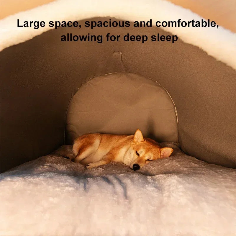 Warm Winter Cozy Washable Dog House - Image 3