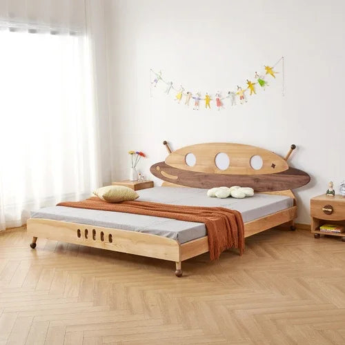 Spaceship Wooden Kids Bed - Image 7