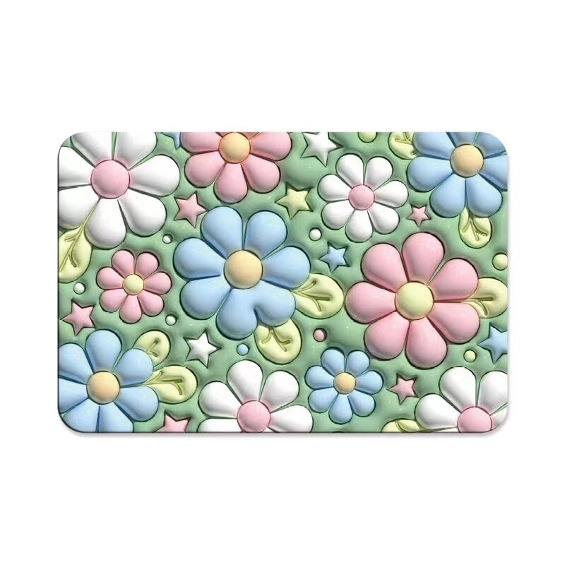 Non-Slip Cartoon Colorful Fun Quick Water Absorbent Mat - Image 14