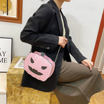 Pumpkin Shape Mini Shoulder Bag