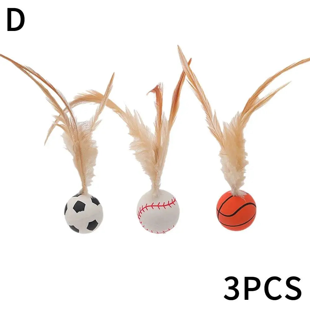 Feather Ball Cat Teaser Interactive Toy - Image 6