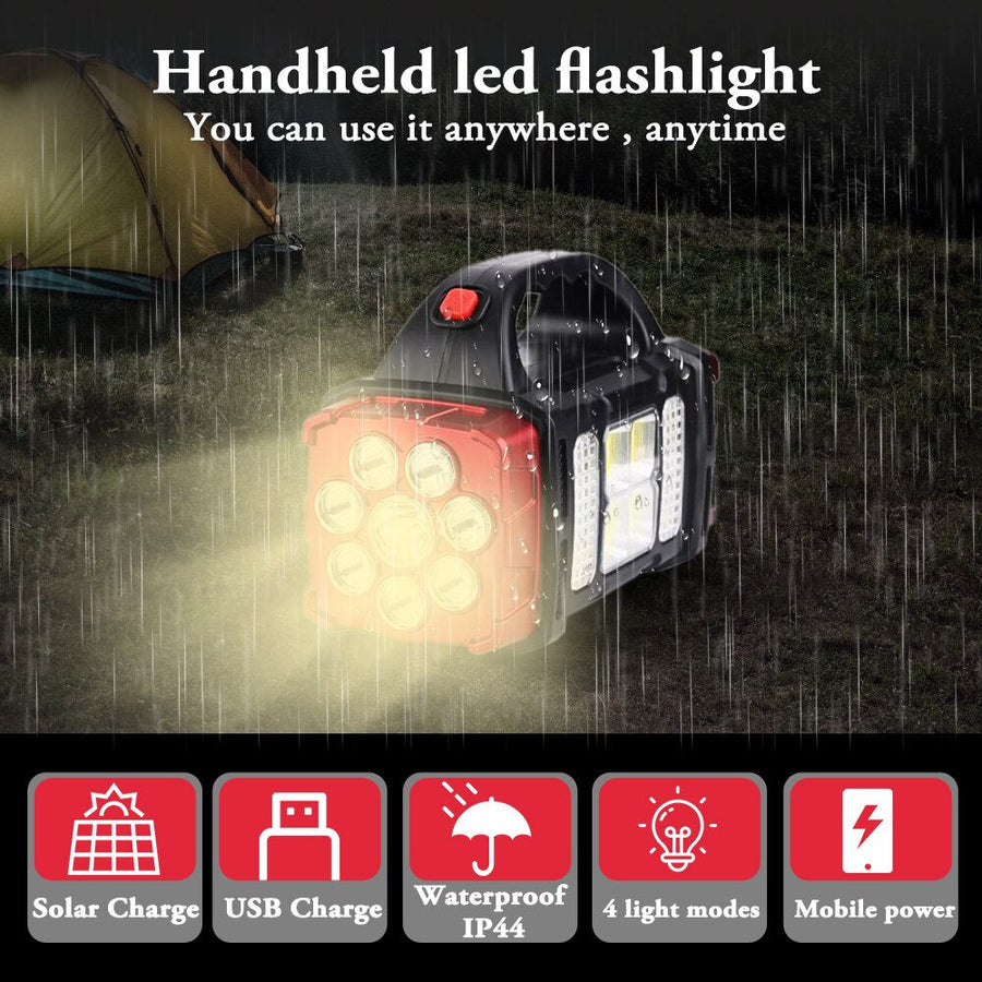 Solar Blast Powerful Power Bank LED Flashlight - Image 2