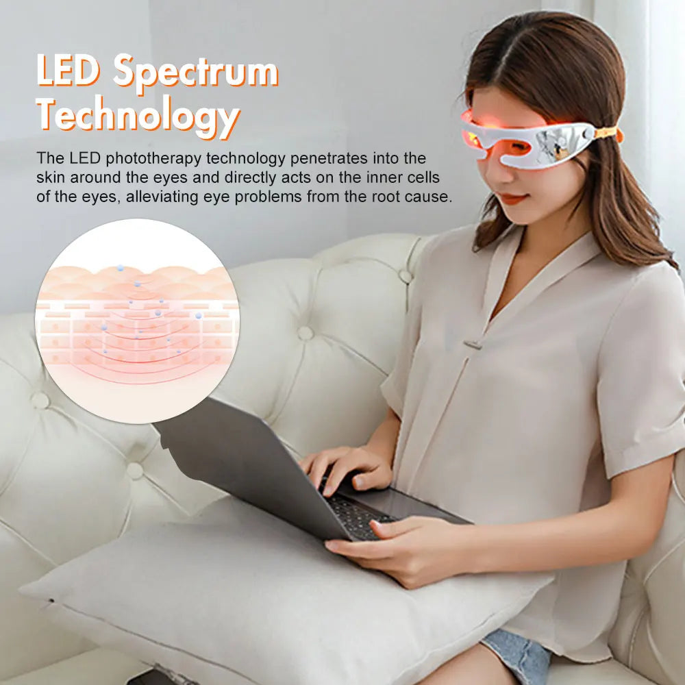 LED Circle Fade Anti-Aging Photon Massager