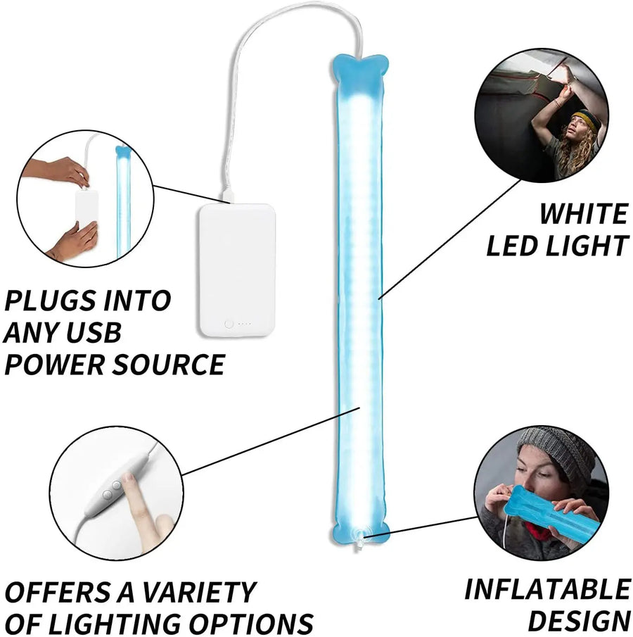 Portable Inflatable Camp Glow Folding Tent Light - Image 7