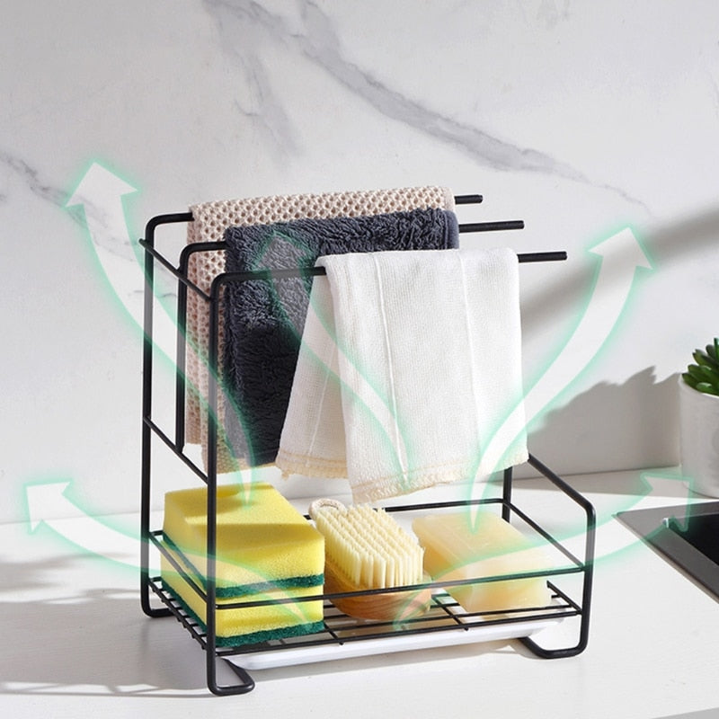 Kitchen Sink Detachable Organizer Rack - Image 2