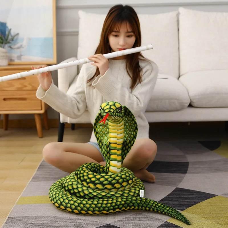 Colorful Cobra Plush Toy - Image 5
