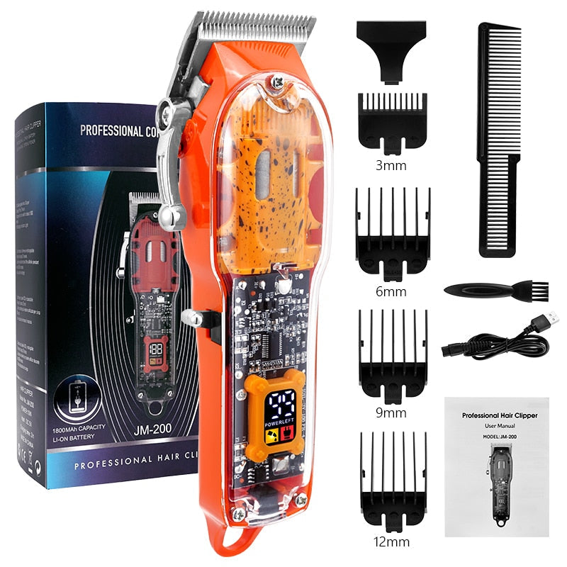 Professional Transparent LCD Hair Trimmer - Image 7