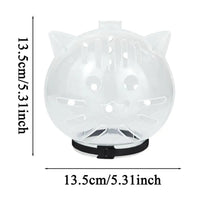 Bubble Cone Transparent Cat Recovery Groom Helmet - Image 5