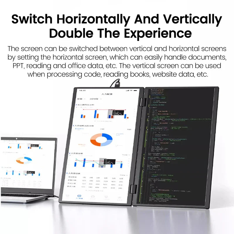 Spin Display 360 Dual Screen Portable Monitor