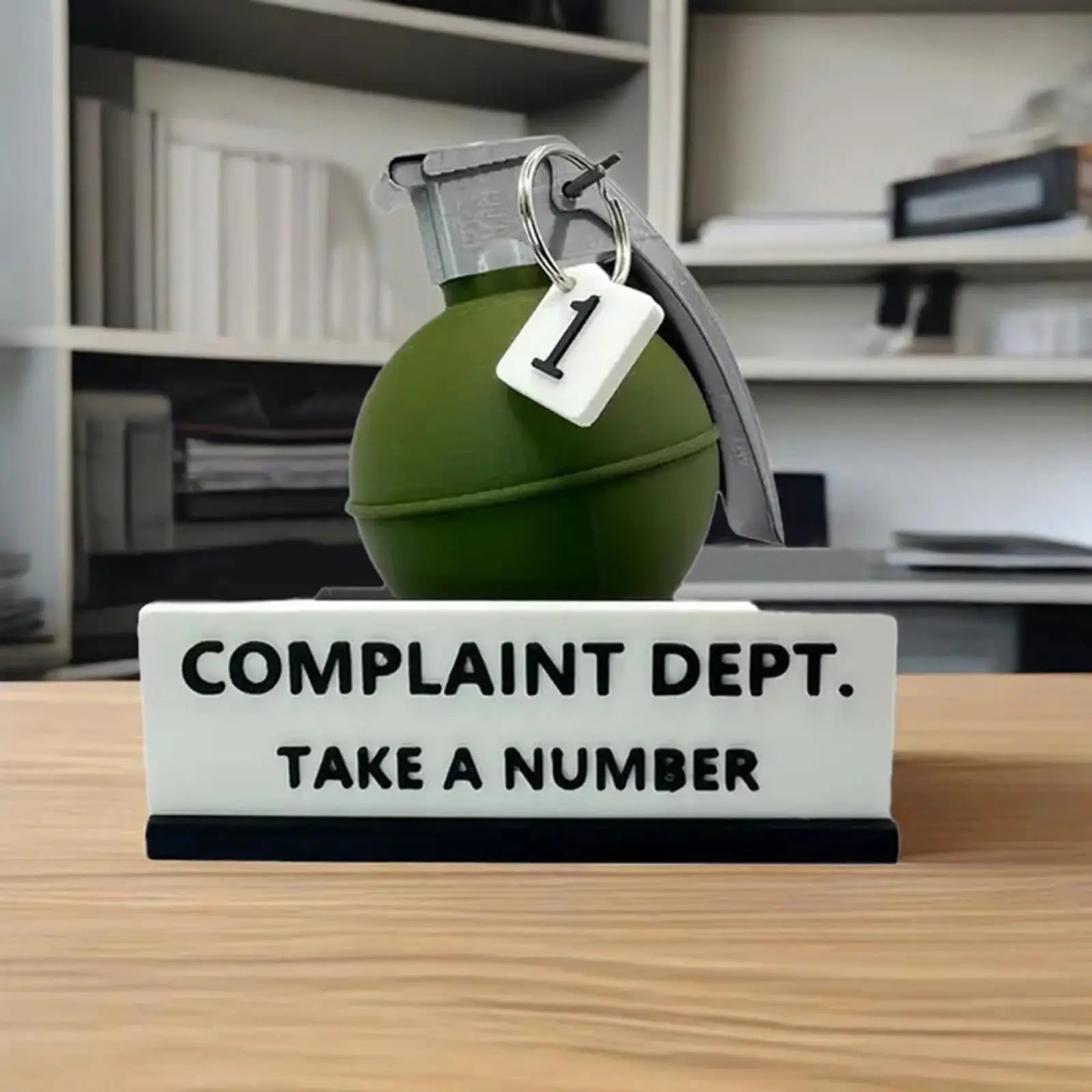 Passive-Aggressive Office Energy Desk Sign - Image 3